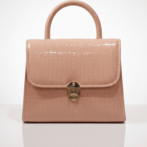 black matt crocodile 🐊 leather bag